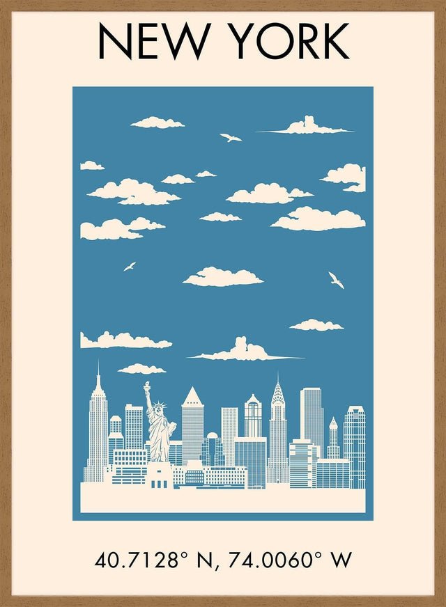 New York Tourist Style Print