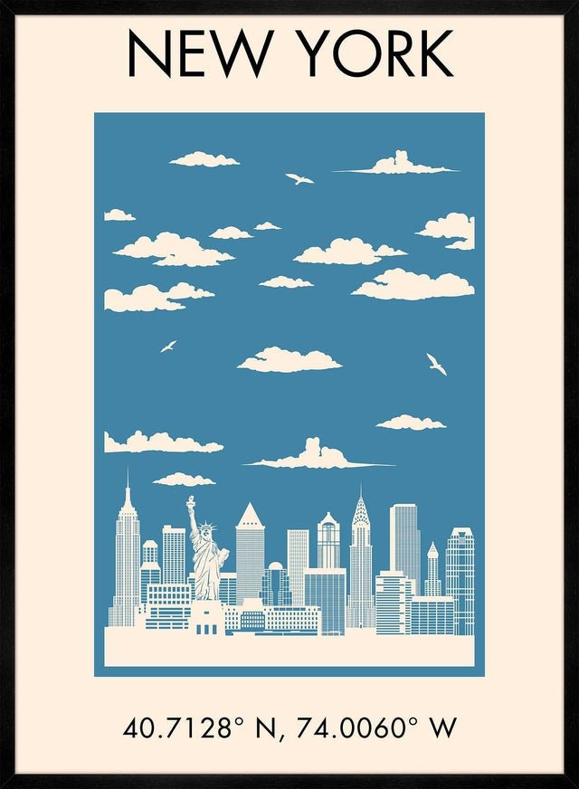 New York Tourist Style Print
