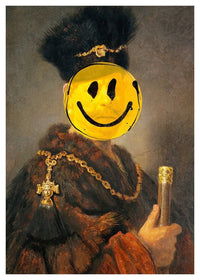 Nobleman Smiley Painting Print