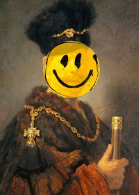 Nobleman Smiley Painting Print