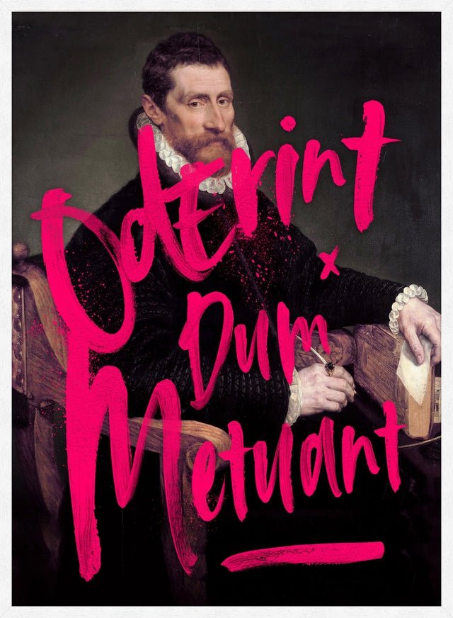 Oderint Dum Metuant Graffiti Print