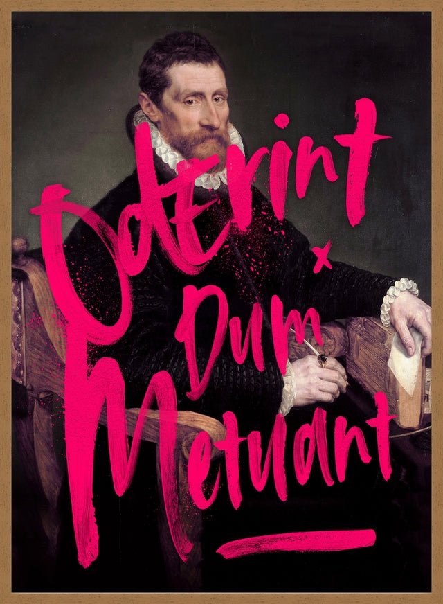 Oderint Dum Metuant Graffiti Print