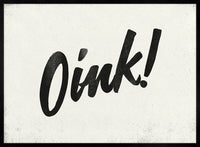 Oink Animal Noises Print
