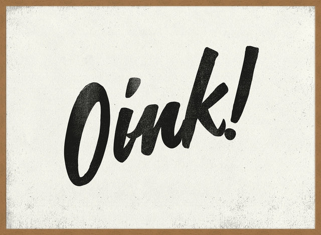 Oink Animal Noises Print