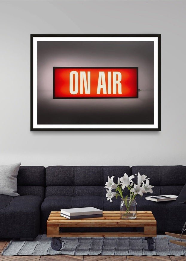 On Air Retro Lightbox Print