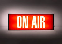 On Air Retro Lightbox Print