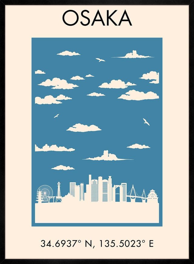 Osaka Tourist Style Print