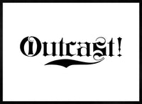 Outcast Typography Print