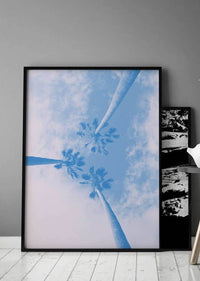 Palm Trees Pink Blend Print