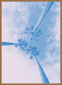 Palm Trees Pink Blend Print