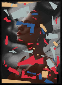 Paper Portrait 2 Print
