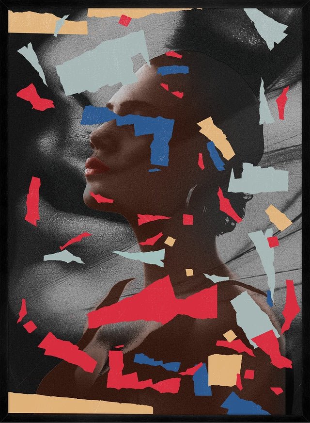 Paper Portrait 2 Print