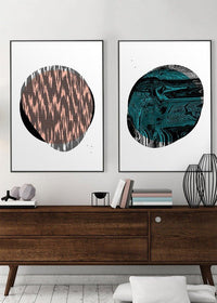 Pebble 1 Abstract Pattern Print