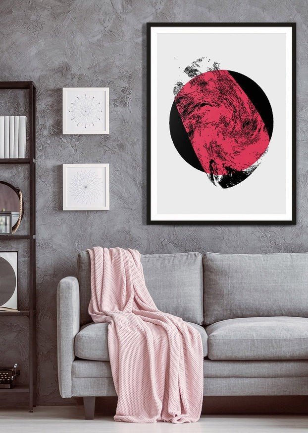 Pebble 2 Abstract Pattern Print