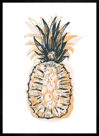 Pineapple Stamp Print