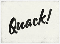 Quack Animal Noises Print