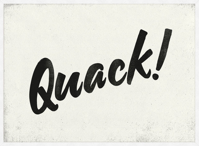 Quack Animal Noises Print