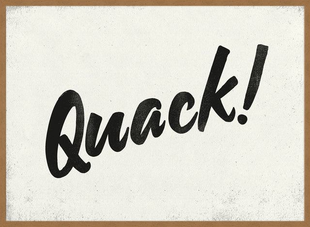 Quack Animal Noises Print