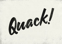 Quack Animal Noises Print