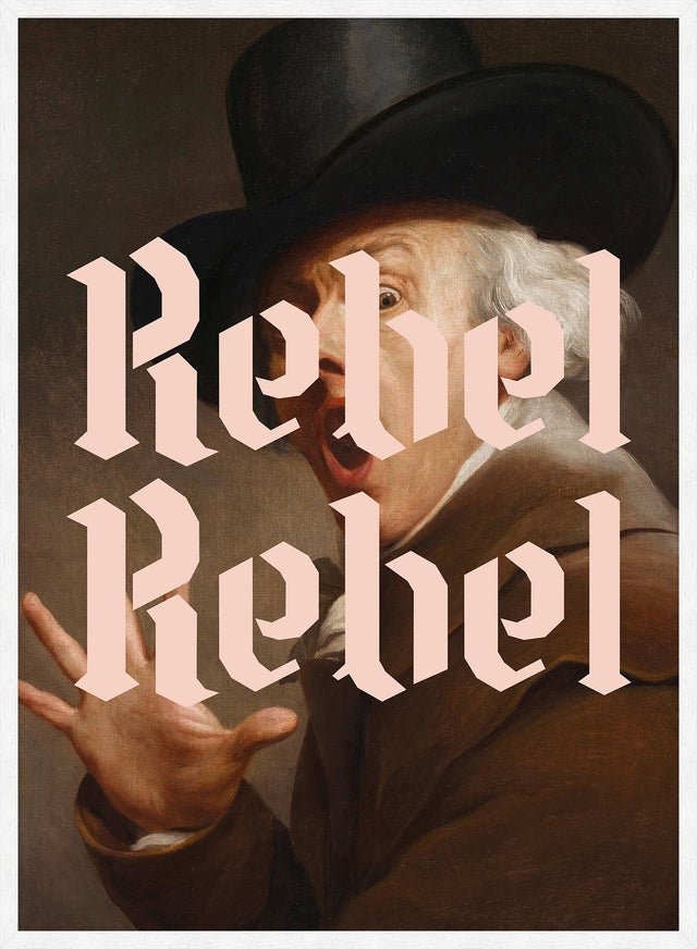 Rebel Rebel Typography Print