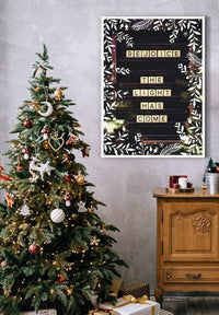 Rejoice Light Christmas Print