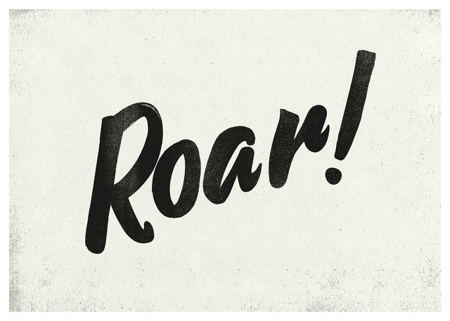 Roar Animal Noises Print