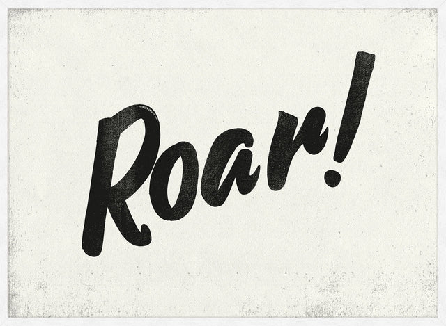 Roar Animal Noises Print