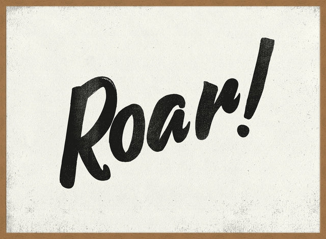 Roar Animal Noises Print