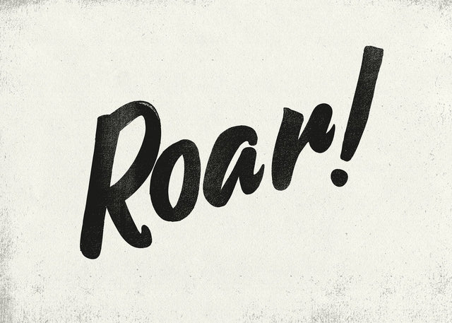 Roar Animal Noises Print