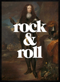 Rock And Roll Altered Art Print