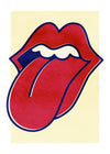 Rock Lips Tongue Print