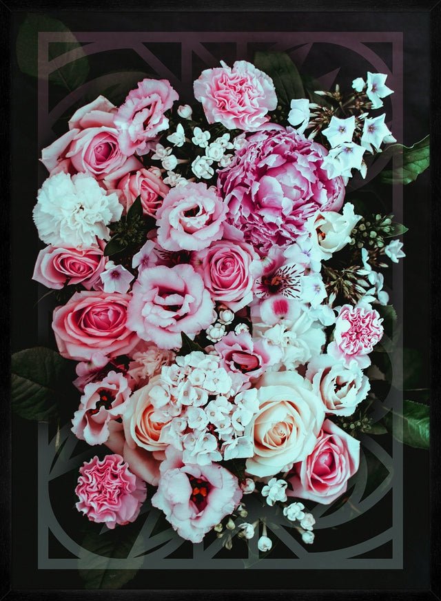 Roses Geometric Print