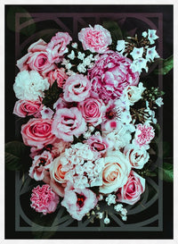 Roses Geometric Print