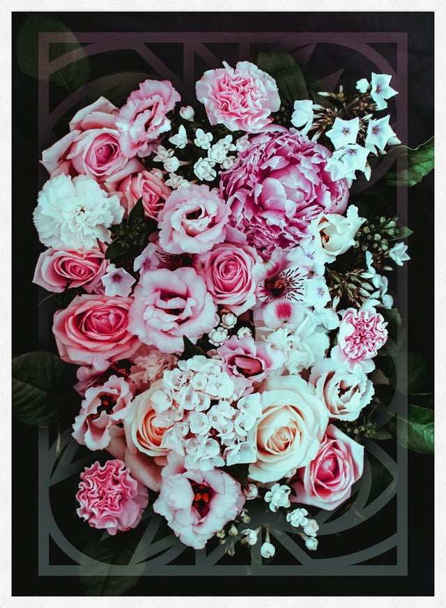 Roses Geometric Print