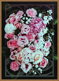 Roses Geometric Print