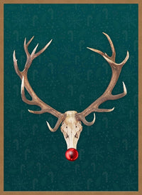 Rudolph Skull Print