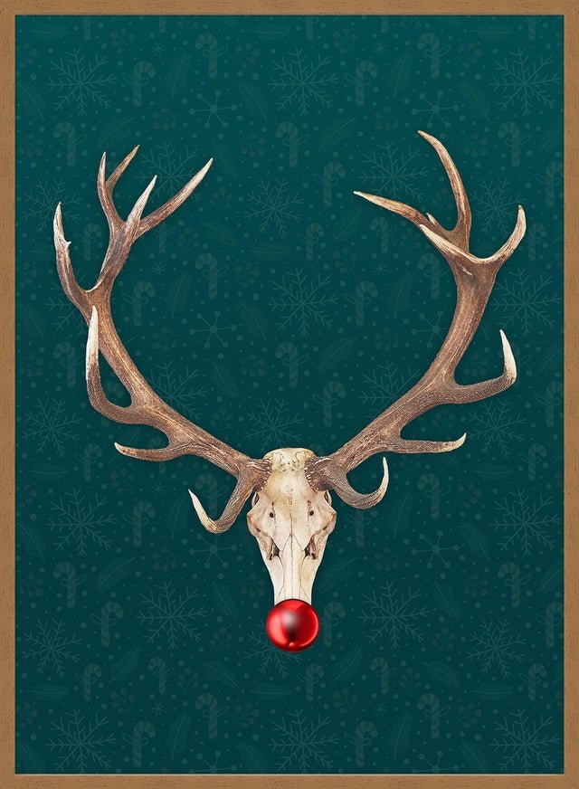Rudolph Skull Print