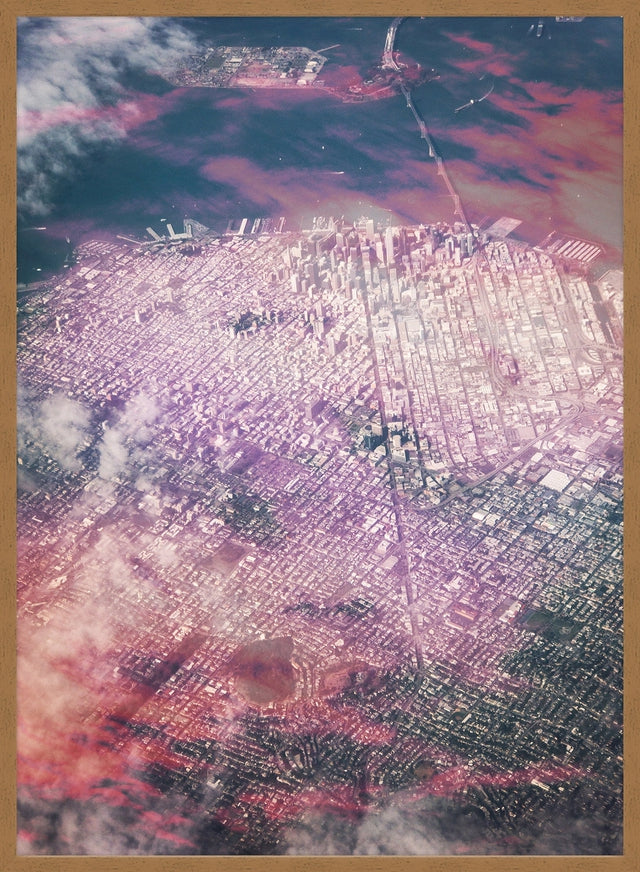 San Francisco Aerial View Photography Print