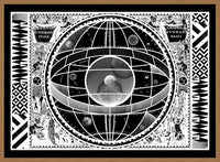 Sceno Systematis Astrology Black Print