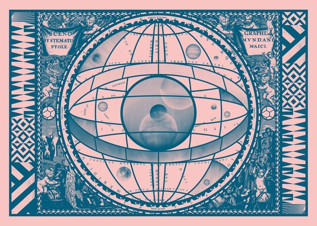 Sceno Systematis Astrology Pink Print