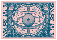 Sceno Systematis Astrology Pink Print