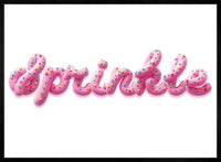 Sprinkle Type Cake Print