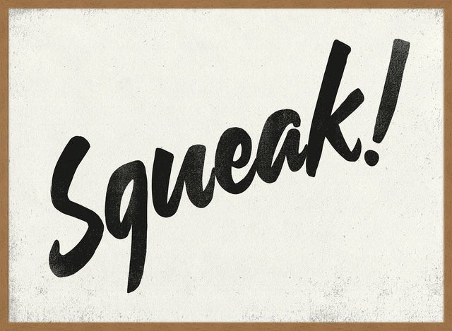 Squeak Animal Noises Print