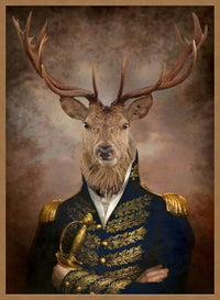 Stag Portrait Print