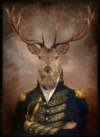 Stag Portrait Print