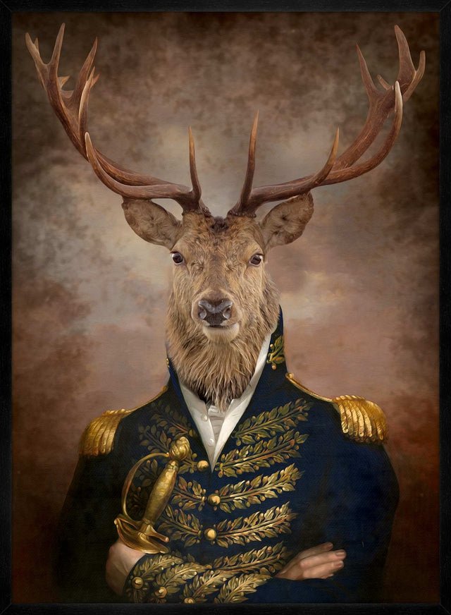 Stag Portrait Print