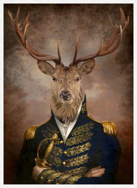 Stag Portrait Print