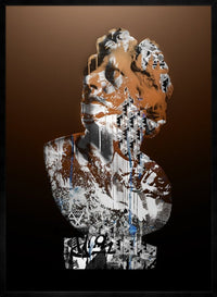 Statue 1 Graffiti Print