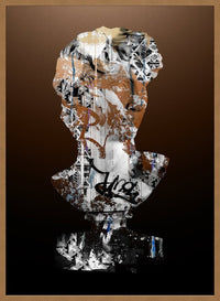Statue 2 Graffiti Print
