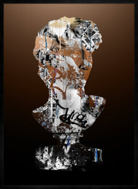 Statue 2 Graffiti Print